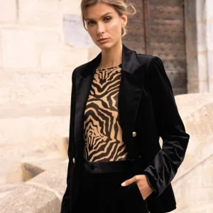 Veste Blazer en Velours - Élégance et Confort