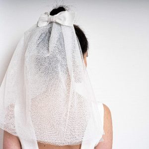 Voile Court Noeud Ivoire